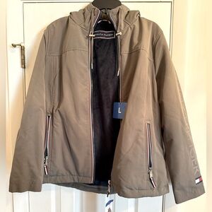 Tommy Hilfiger Grey Hooded Lined Jacket